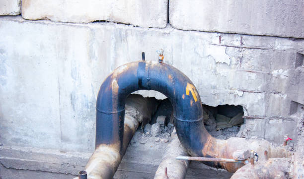 Water damage restoration process in Central High, OK